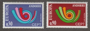 Andorra 1973 #219-20 Europa Issue - VF MH (01) - Picture 1 of 4
