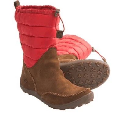 Columbia Women's Minx Moccasin waterproof Omni-Heat leather suede snow boots 7 - Image 1 of 4