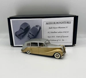 Manoir Miniatures / Top Marques Rolls Royce Phantom IV Emir Of Kuwait - Picture 1 of 6