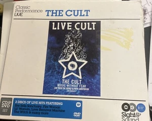 The Cult Live Cult Music Without Fear 2 Discs Cd And DVD Set Rare - Picture 1 of 4