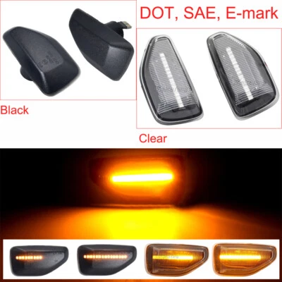 Luz de señalización lateral LED secuencial para Dacia Renault Duster 2017-2022 Stepway Foto 1 de 4