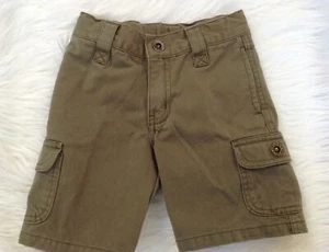 ¿Viajero tropical Janie & Jack para niños? Pantalones cortos cargo verde oliva caqui 2T - Imagen 1 de 3
