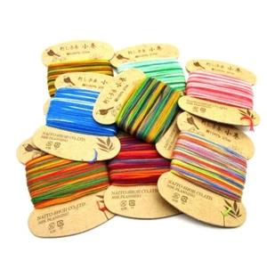 Naska Japanese SASHIKO Embroidery Thread MIX Danzome 8 Colors 25m - Picture 1 of 23