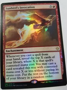 Sunbird's Invocation FOIL Ixalan NM Red Rare MAGIC THE GATHERING CARD ABUGames