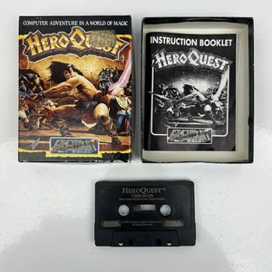 Hero Quest Commodore Kassettenspiel & Handbuch CBM 64/128 Originalverpackt - Bild 1 von 10