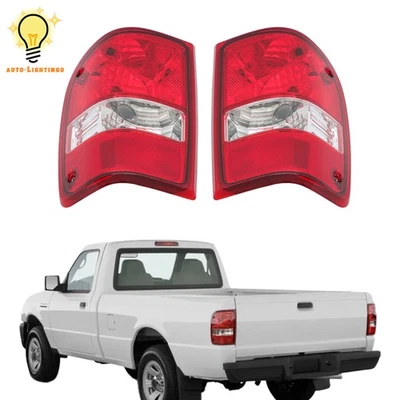 Par de 11 luces traseras rojas transparentes laterales izquierdo y derecho para Ford Ranger 2001-2010 Foto 1 de 4