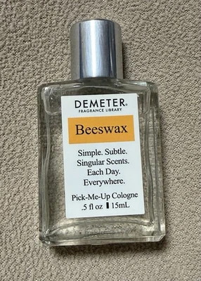 Perfume Demeter BEESWAX “Humongous Miniature Splash” Pick-me-up Colonia .5 15 ml! Foto 1 de 4