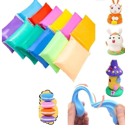 Lufttrocknende Magische Knete für Kinder mit Modellierwerkzeug 36 Farben - Bild 1 von 4