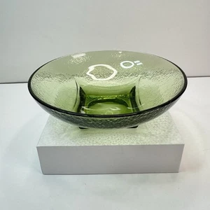 Single HAZEL ATLAS Colony Square Green Glass Dish Bowl Mid Century 6” Salad Bowl - Picture 1 of 7