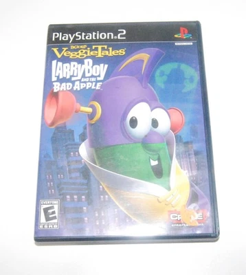 Larry Boy and the Bad Apple Big Ideas Veggie Tales PlayStation 2 PS2 Complete - Image 1 of 3