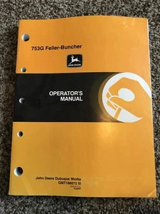 John Deere 753G Feller Buncher Manual de mantenimiento operador propietario OMT186072 - Imagen 1 de 3
