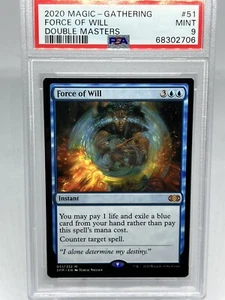 PSA 9 MINT Force of Will - Double Masters - Mythic RARE -⚡️Fast Shipping Free⚡️ - Bild 1 von 2