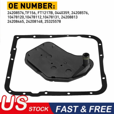 Transmission Oil Filter w/ Gasket Kit For Chevrolet Silverado 1500 GMC Cadillac — 第 1/4 张图片