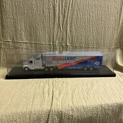 1/64 Kenworth Coors Light Silver Bullet Petty Semi Truck & Trailer by White Rose - Image 1 of 4