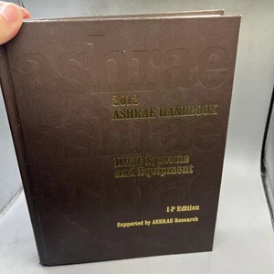 2012 ASHRAE Handbook HVAC Systems Equipment I-P Edition Research HC CD Inc. - Picture 1 of 17