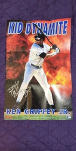 1993 Ken Griffey Jr. Kellogg's Poster 9x13 "Kid Dynamite" Vintage - Picture 1 of 2