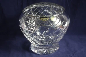 Royal Brierley Heavy Cut Glass Lead Crystal Flower Rose Bowl - Picture 1 of 8