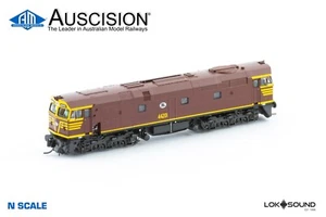 Auscision (N442-1s) 44201 Indian Red with Duck Egg Logo - N Scale DCC - Picture 1 of 2