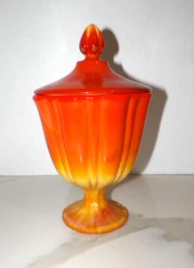 LE SMITH BITTERSWEET LIDDED CANDY JAR 11" TALL - Picture 1 of 9