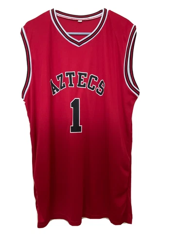 San Diego State Aztecs Red Basketball Jersey Size Large SDSU Cover