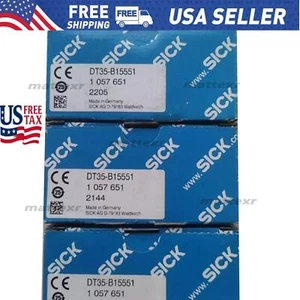 US FREE TAX Sick DT35-B15551 DT35B15551 1057651 Laser ranging fotoelettrico - Foto 1 di 6
