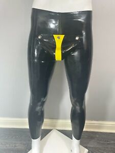 Rubber Latex Leggings with Cod Piece 