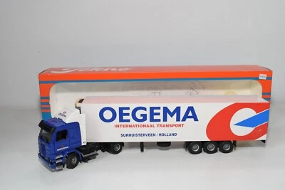 B1 1:50 TEKNO SCANIA 113M 113 M CAMION RIMORCHIO OEGEMA SURHUISTERVEEN MIB - Immagine 1 di 4
