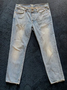 Seven 7 for all mankind Jeans Damen 33 hellblau used look Knopfleiste 5 pockets - Bild 1 von 7
