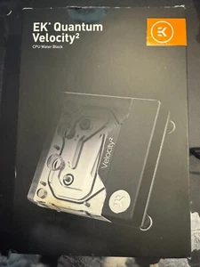 EK-Quantum Velocity² D-RGB 1700 Nickel/Plexi CPU Water Block - Bild 1 von 3