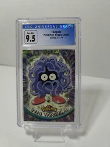 2000 Topps Chrome Pokemon TV Series 2 #114 Tangela - CGC Pristine 9.5 Gem Mint - Picture 1 of 3