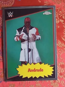 Andrade 2025 Topps Chrome WWE Wrestling 1985 Parallel #85tc-AN SMackdown - Picture 1 of 1