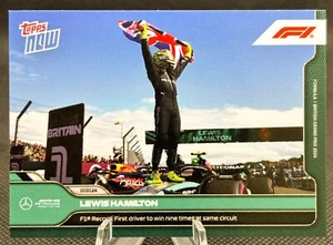 2024 Topps Now Formula 1 F1 Lewis Hamilton #39 First to Win 9 Times - Bild 1 von 2