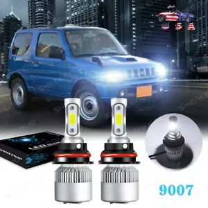 For GEO TRACKER 1989-1997 6000K 9004/9007 Front LED Headlight Bulb High/Low Beam - Picture 1 of 11
