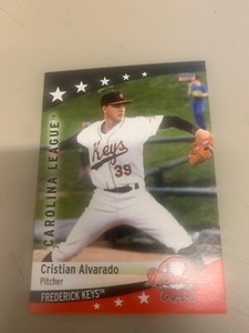 Christian Alvarado Card 2018 Carolina League All Star Card Team Card