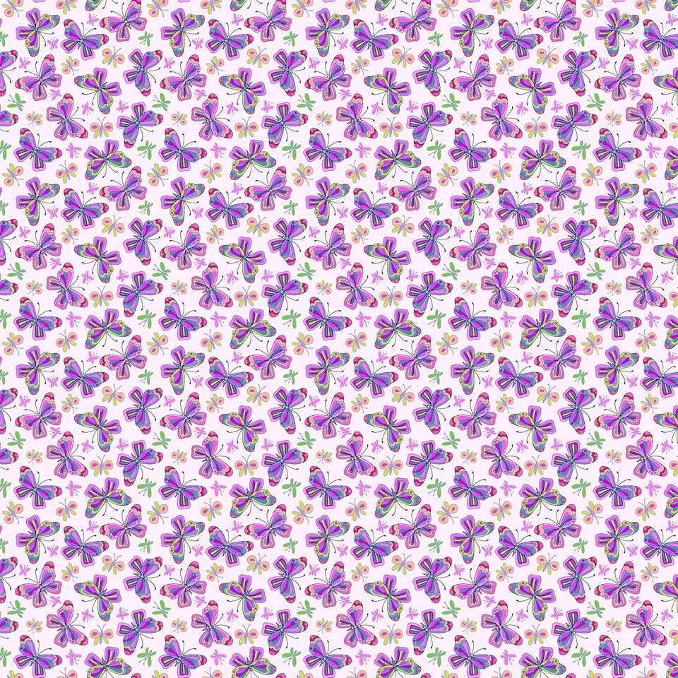 Michael Miller ~ 魔法花园 ~ 魔法蝴蝶 ~ 浅粉色 ~ BTY,CX11321 — 第 1/1 张图片