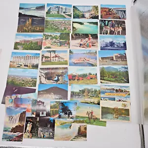 Vintage Postkarte Lot 32 Karten, ausklappbar, Niagarafälle, NC, MI, VA, NYS die leersten - Bild 1 von 24
