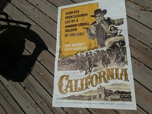 Póster de la película "California" 1963 vintage película occidental coleccionable publicidad cine - Imagen 1 de 6