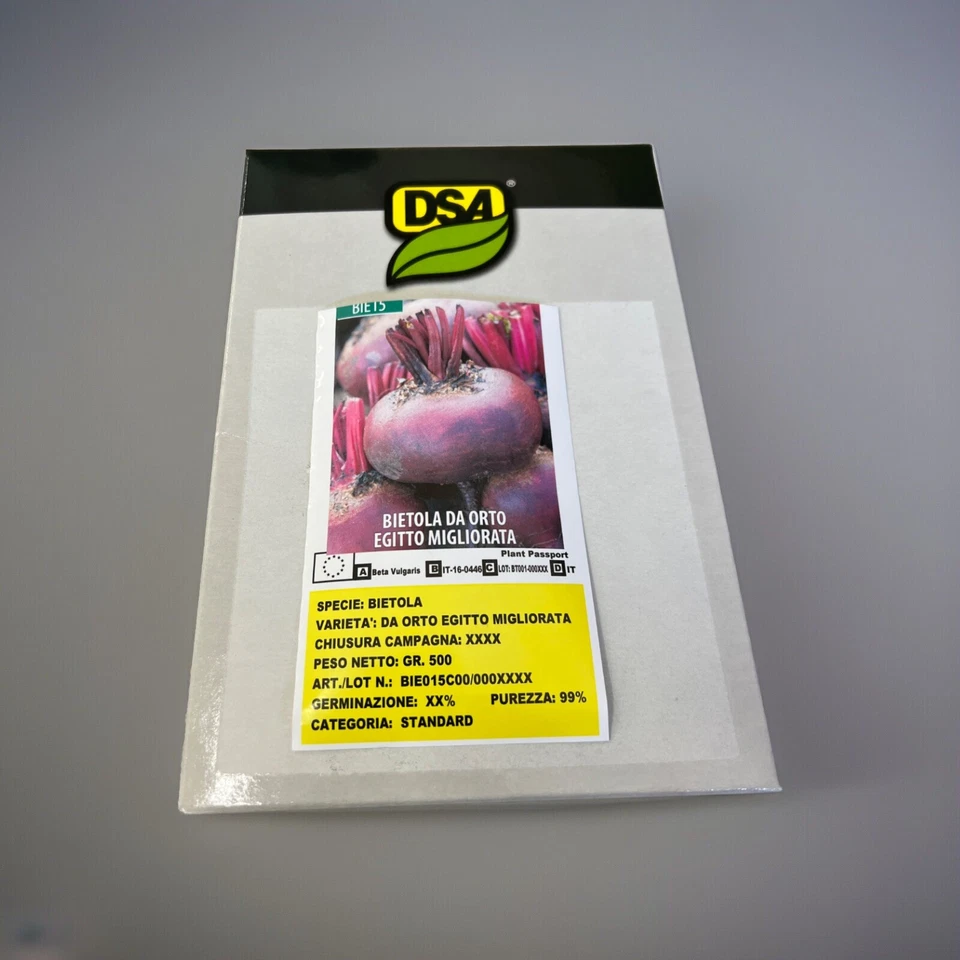 SEMI SEMENTI BIETOLA DA ORTO EGITTO MIGLIORATA 500gr - Immagine 1 di 2