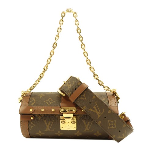 LOUIS VUITTON（LV） Borsa a tracolla Louis Vuitton LV GHW Papillon baule 2 vie M57835 monogramma marrone