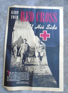 WWII Keep Your Red Cross at his side newspaper - Picture 1 of 4