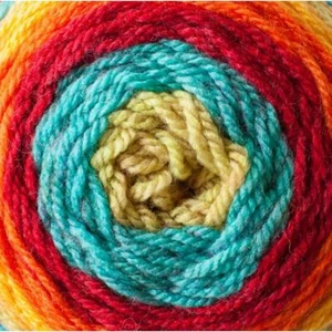 Caron Tartas Aran Punto / Croché Ovillo de Lana 200g-17006 Arcoiris Virutas - Imagen 1 de 1