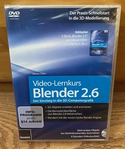 PC Blender 2.6 Video Lernkurs von Franzis Verlag GmbH Neu, OVP - Bild 1 von 2