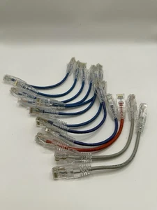 Monoprice Cat6 Ethernet Patch Cable - 0.5 feet | Snagless RJ45 12 Cables - Afbeelding 1 van 2