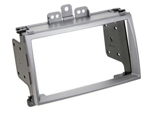 Einbaurahmen Doppel DIN Autoradio für Hyundai i20 2009-2012 silber - Bild 1 von 1