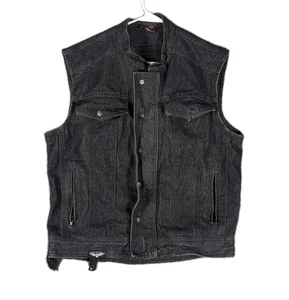 Street & Steel Jeansweste Herren Größe M schwarz Motorrad gepolstert - Bild 1 von 11