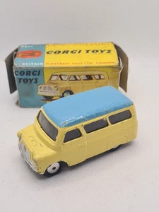 Transportador de personal Corgi Toys 404 Bedford Dormobile raro estado original en caja - Imagen 1 de 23