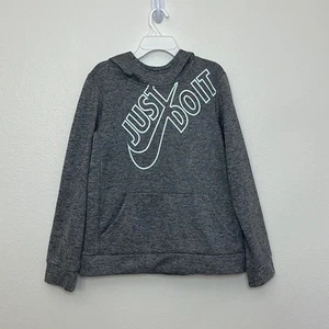 Nike Girls Just Do It Therma Pullover Training Hoodie SIZE XL - Picture 1 of 12