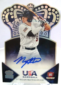 2015 Panini USA Baseball Box Set Morgan McCULLOUGH Crown Royale #37 Silver Auto - Bild 1 von 2