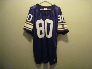 Wilson Minnesota Vikings #80 ANTHONY CARTER Purple Jersey (Adult Large) - Picture 1 of 6