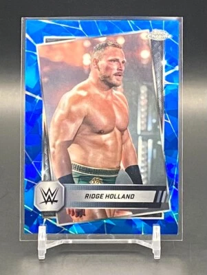 2025 Topps Chrome Sapphire WWE Ridge Holland #82 Sapphire NXT - Image 1 of 3